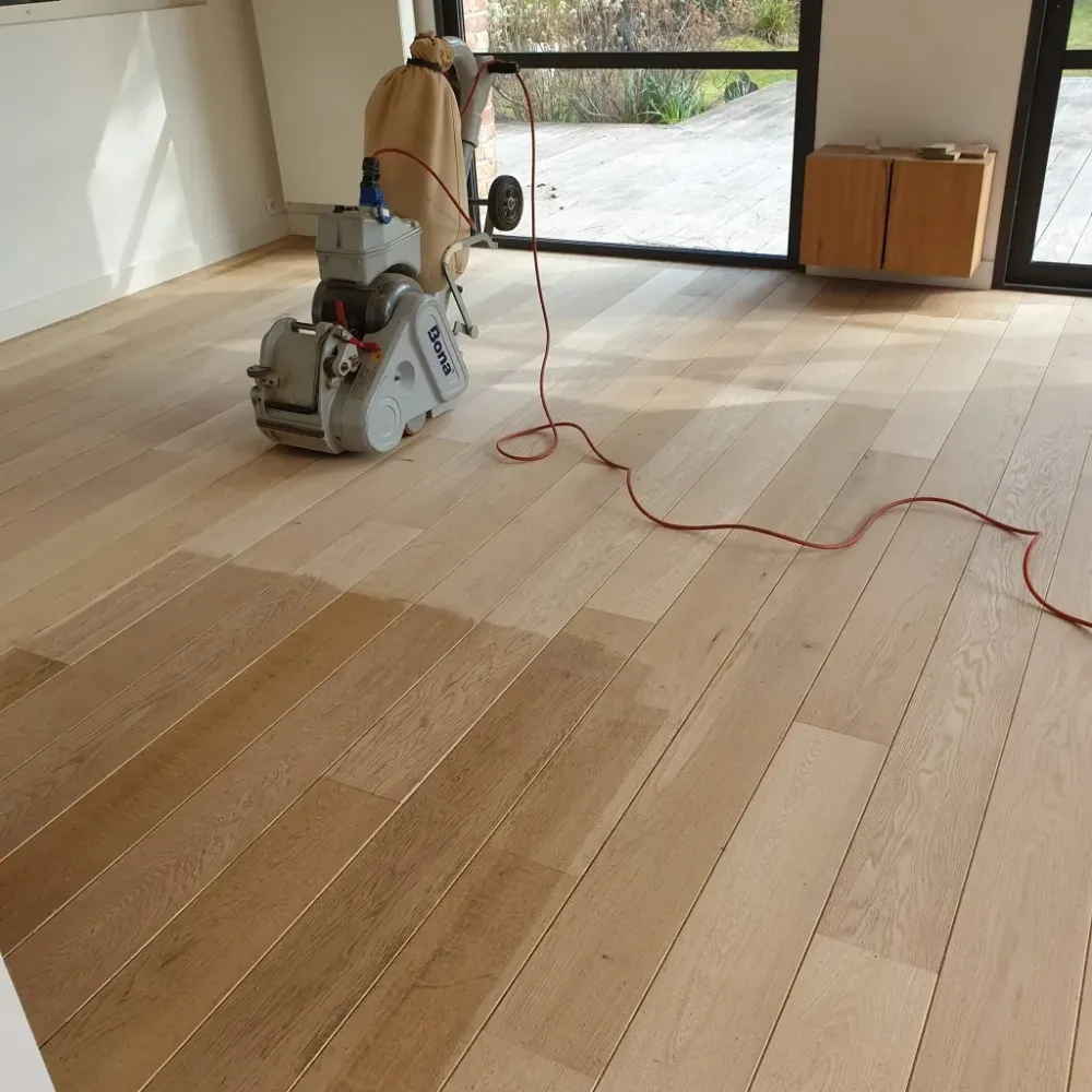 Ponçage parquet près de Wasquehal